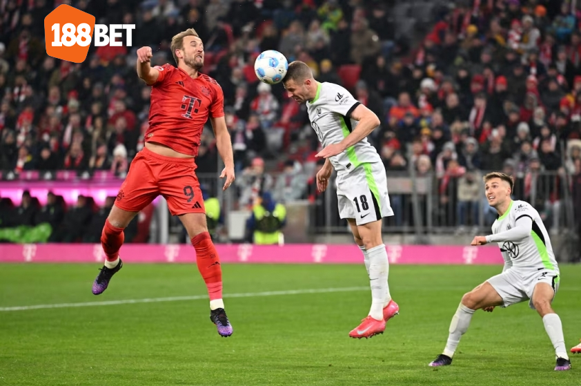 Wolfsburg chơi tốt trước Bayern Munich (Ảnh: Bundesliga).